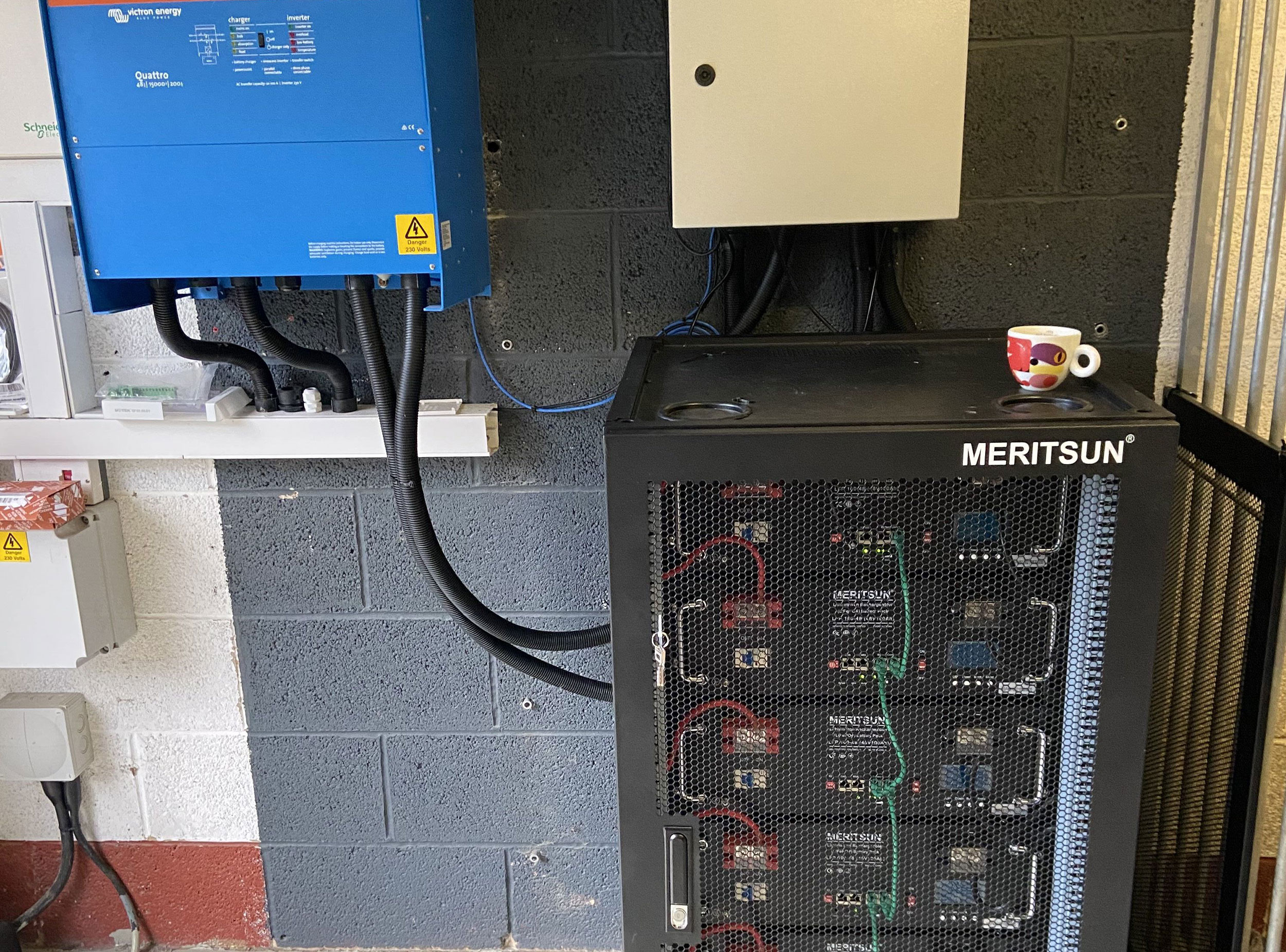 MERITSUN 40kWh LIFEPO4 BATTERY FOR HYBRID SOLAR SYSTEM IN NETHERLANDS