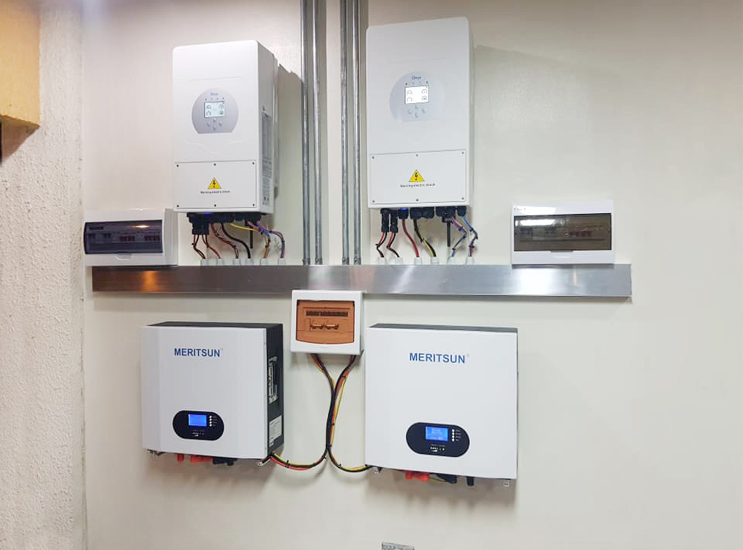 MERITSUN 20kWh POWERWALL LIFEPO4 BATTERY FOR HYBRID SOLAR SYSTEM IN PHILIPPINE