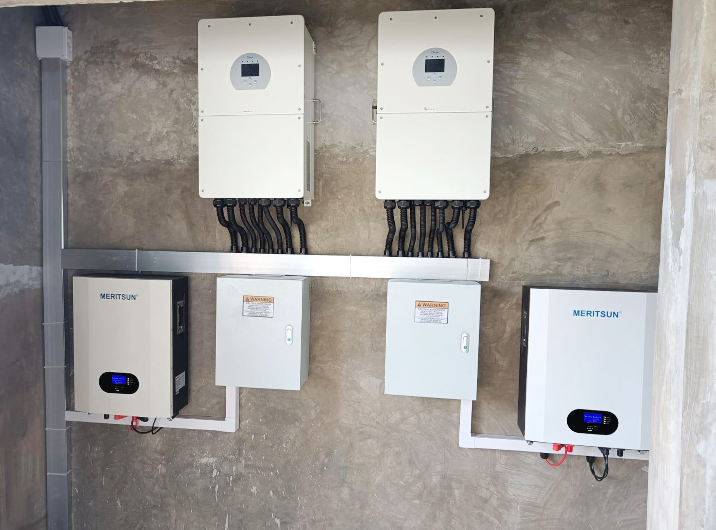 MERITSUN 20kWh POWERWALL LIFEPO4 BATTERY FOR HYBRID SOLAR SYSTEM IN PHILIPPINE