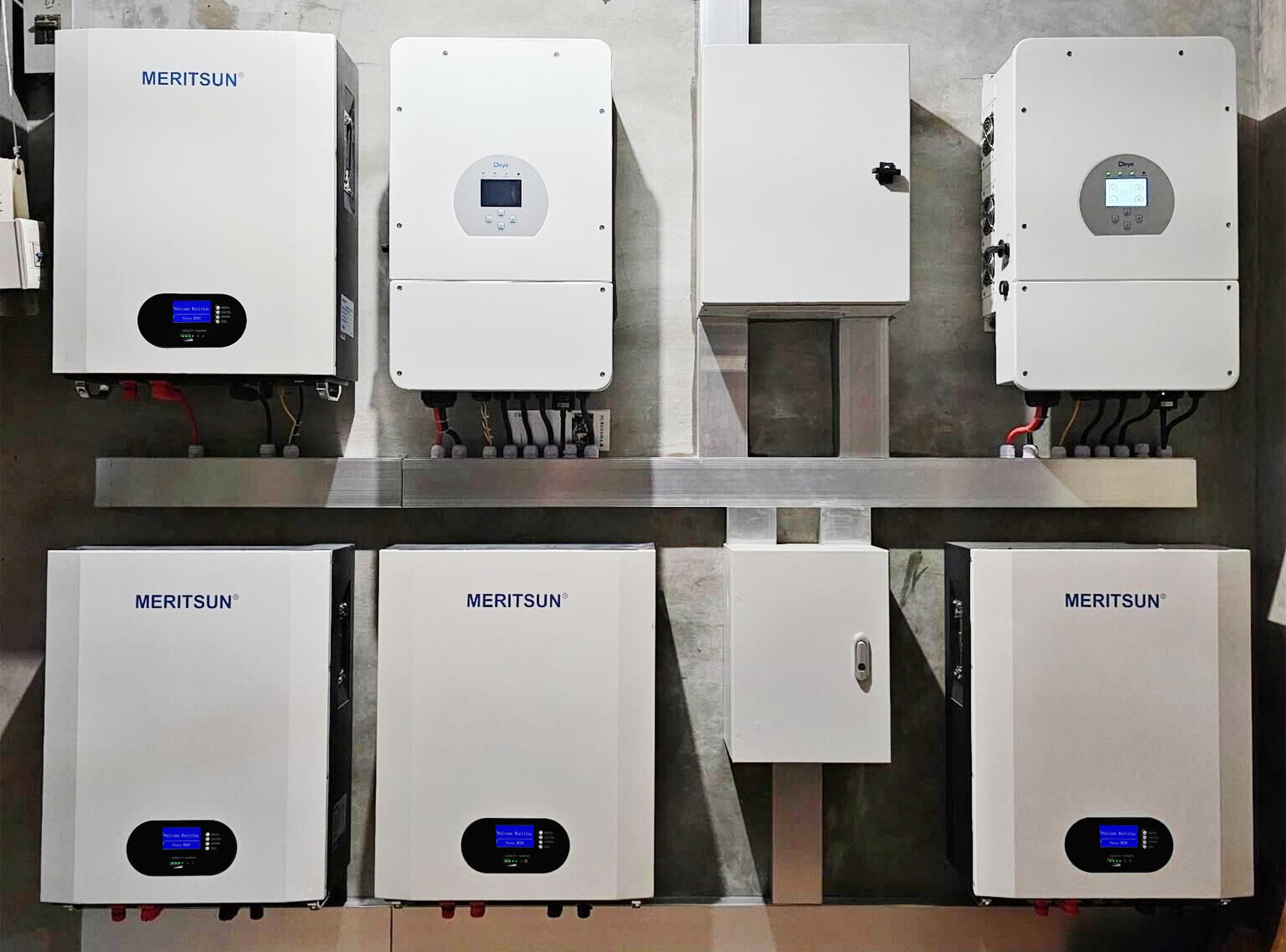 MERITSUN 40kWh POWERWALL LIFEPO4 BATTERY FOR HYBRID SOLAR SYSTEM IN PHILIPPINE
