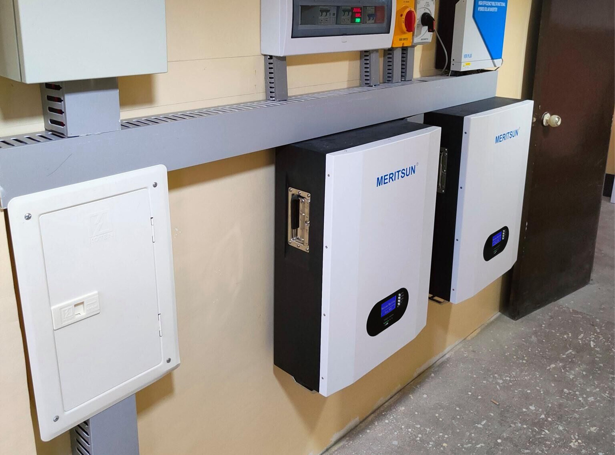 MERITSUN 20kWh POWERWALL LIFEPO4 BATTERY FOR HYBRID SOLAR SYSTEM IN THAILAND