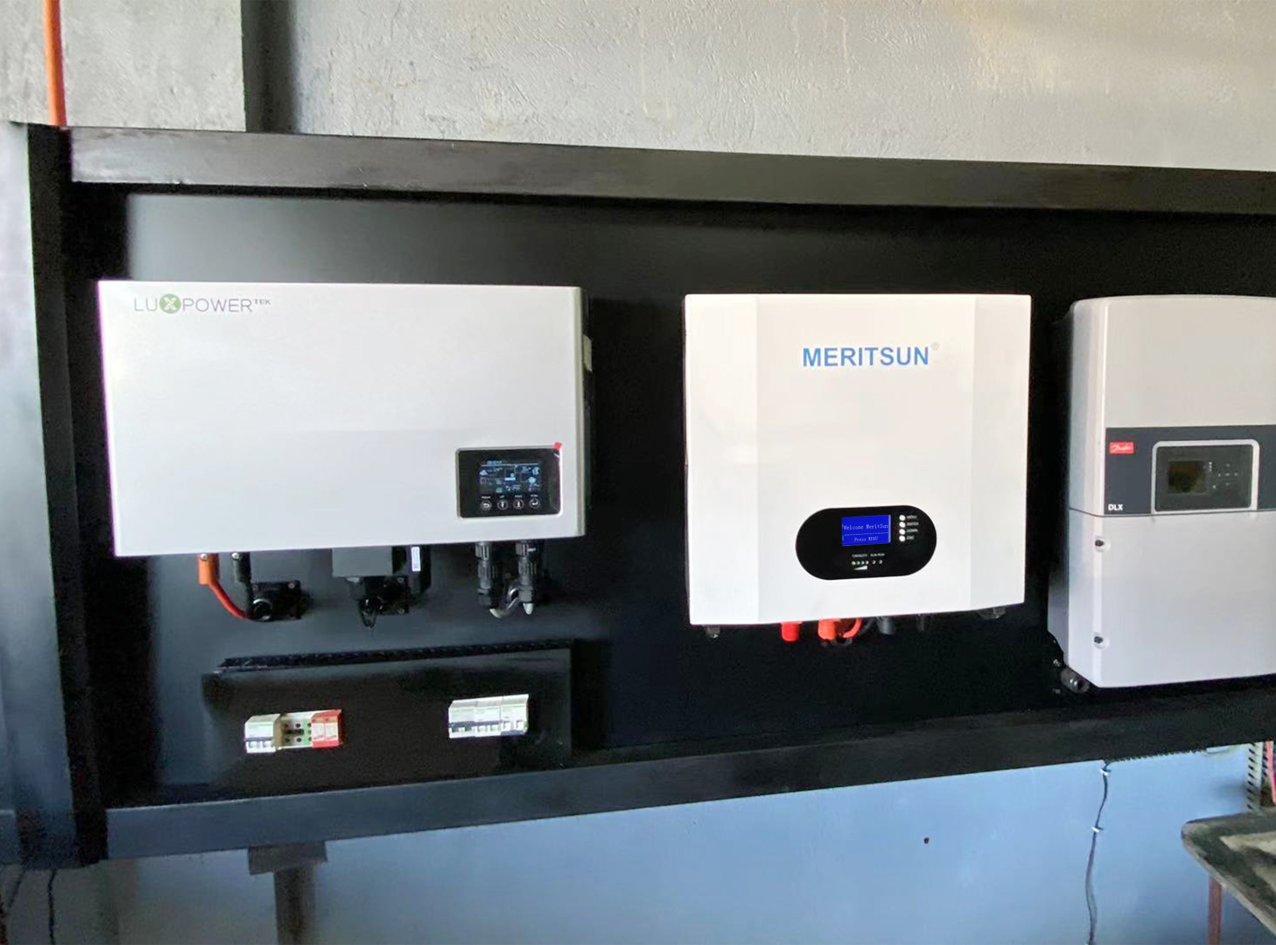MERITSUN 5kWh POWERWALL LIFEPO4 BATTERY FOR HYBRID SOLAR SYSTEM IN THAILAND
